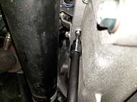 Installing PML pan bolts