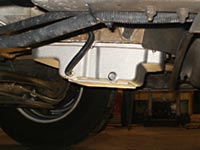 PML pan installed on 2007 Winnebago View 2006 Sprinter Chassis driver side view