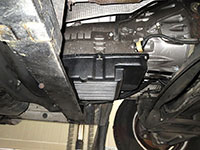 2007 Winnebago, PML transmission pan, passenger side