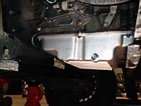 PML transmission pan installed on a Dodge Sprinter Van, 2009 Single Rear Wheel, 3.0 diesel