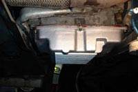 PML NAG1, 722.6 transmission pan installed on a Dodge Sprinter Van, passenger's side view
