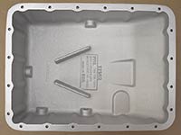 PML heavy duty, extra capacity transmission pan for the AS69RC transmission, drain