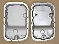 Inside of GM and PML 6L50 transmission pans