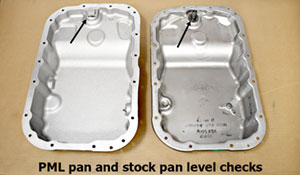 Level check on stock GM and PML 6L50 transmission pans