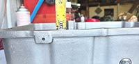 stand pipe for level check in PML 722.9 pan
