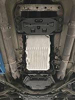PML pan installed on 2010 C63