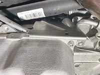 PML 722.9 pan installed, bracket attached to PML pan