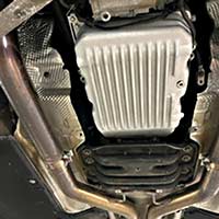 PML NAG2 transmission pan installed on a 2017 S63 AMG Coupe