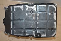 OEM 722.9 transmission pan with level check above flange