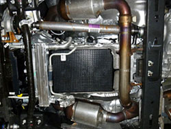 Plate covering 10 speed transmission pan