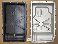 PML 10R80 Transmission Pan compared to stock