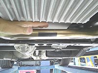 plenty of clearance to exhaust with PML 10L90 pan installed