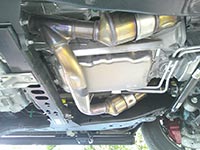 GM 10L90 stock transmission pan on a 2025 Escalade