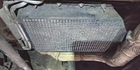 Ford stock plastic 10R80 transmission pan opn a Bronco