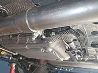 PML 10R80 transmission pan installed on 2022 Mustang