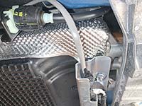 10R80 bracket on OEM Ford pan