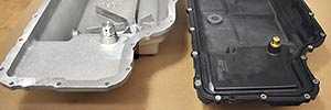 PML and stock pan 10R140 transmission pan level check