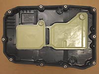 Mercedes 9 speed transmission pan inside with filters
