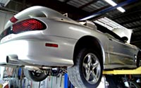 2002 Pontiac Firebird Trans Am getting a new PML GM 700R4 transmission pan