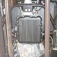 Lincoln Hot Rod with PML transmission pan installed