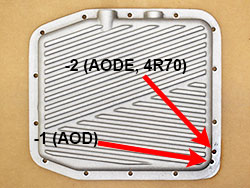 aod and aode bolt hole patterns