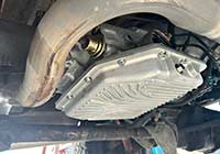 Magnetic drain plug on PML TH350 pan