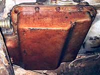 Stock C6 transmission pan on 1978 F-250