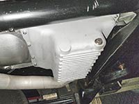 PML C6 transmission pan installed on 1979 F150