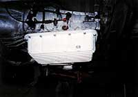 1992 Ford Aerostar with PML transmission pan installed