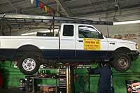 1993 Ford Ranger with PML transmission pan, installation