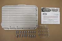 Hardware included with PML Ford 4R55E, 5R55E transmission pan, cast finish