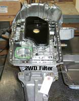 Ford tranny with 2wd filter
