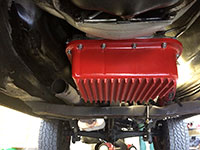 1997 Jeep Grand Cherokee with PML transmission pan and no exhaust