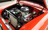 Driver side of Bel Air 383 engine with PML valve covers