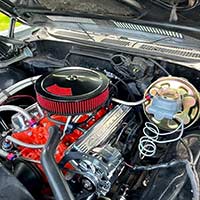 driver side of 327 with PML valve covers