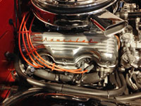 PML Chevy 348, 409 Valve Covers on an Impala