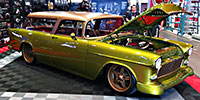 1955 Chevrolet Nomad at SEMA Show 2016 PML valve covers installed