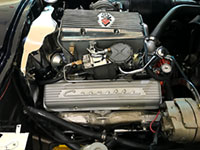 1963 Corvette Fuellie, passenger side, PML valve covers installed