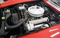 PML valve covers on a 1968 Iso Grifo, driver's side