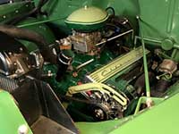 PML valve covers on 1958 Small Block Chevy V8 283 engine