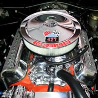 1966 Corvette 427 engine with PML valve covers