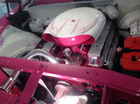 PML Nailhead valve covers on Buick LeSabre, picture of engine