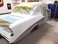 1956 Chevy, restoration in process