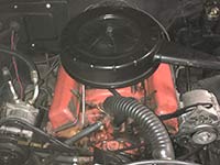 Original 283 small block engine in 1965 Chevelle