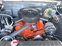 PML valve covers on a 383 stroker in a 1965 Chevelle