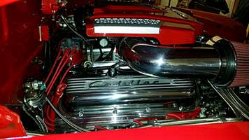 1949 Cadillac with PML valve covers installed, driver side