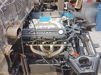 PML valve covers on Cadillac 500 engine