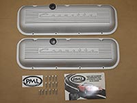 PML standard big block valve covers package, cast finish