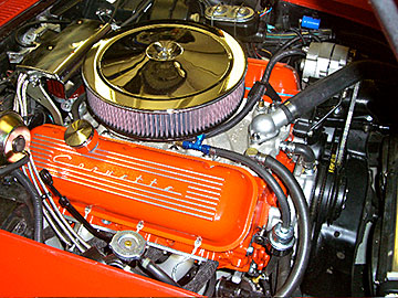 Corvette 396 427 454 502 Big Block Stock Valve Covers Raised Logo Polished PML 
