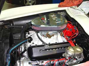 Driver's side, Corvette with PML valve covers